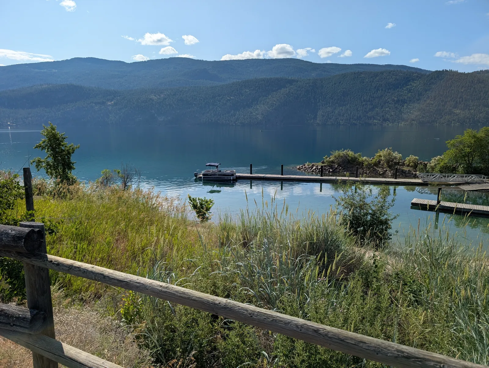 Okanagan Lake from the Commonage, south of Vernon